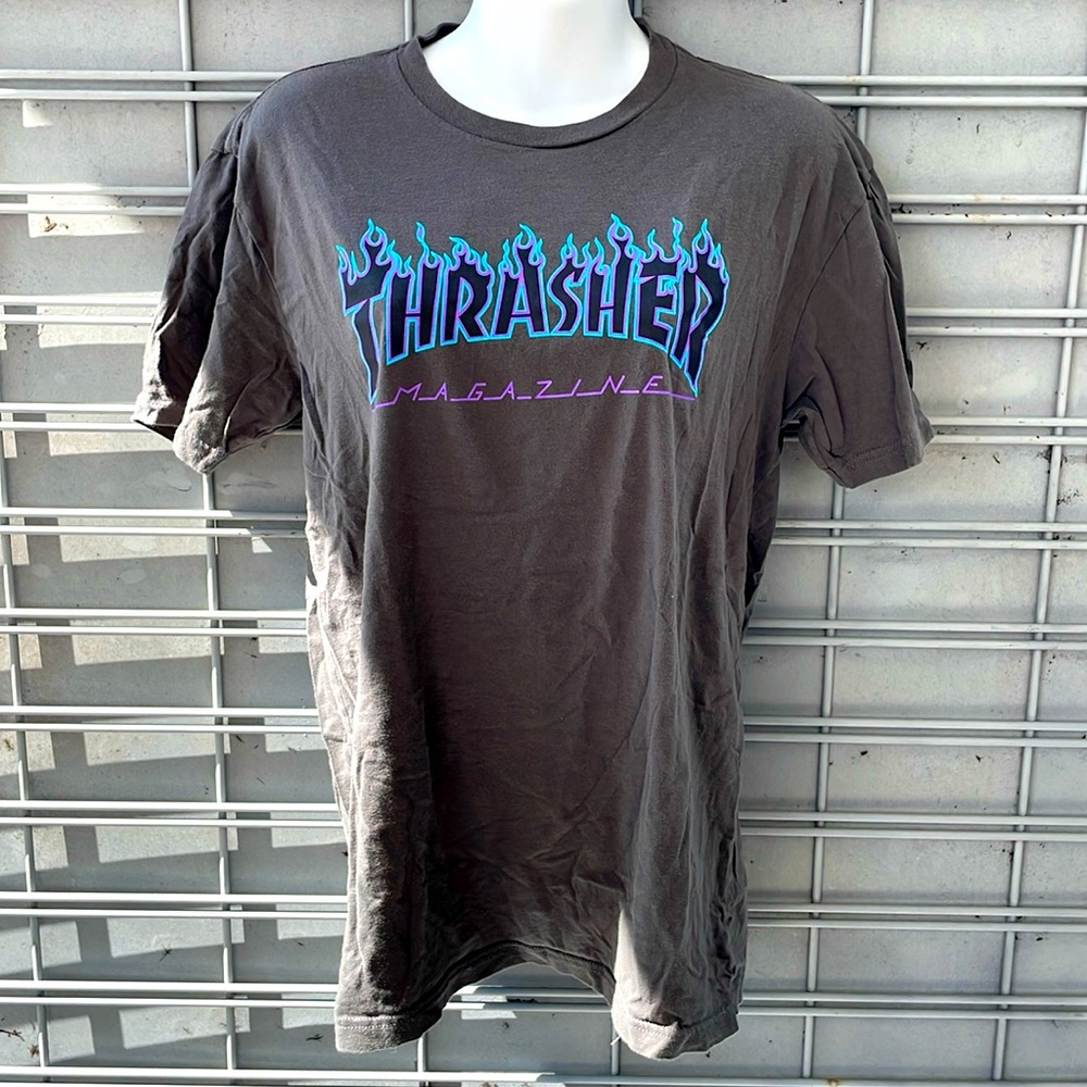 Thrasher Magazine Gray Tshirt